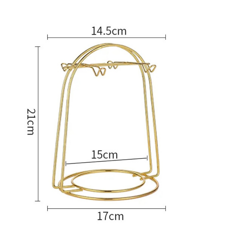 Suporte para Xícaras de Café e Pratos Aço