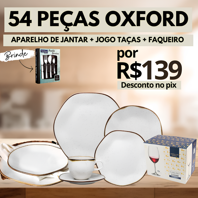 Jogo de jantar  Luxo  - OFERTA POR TEMPO LIMITADO