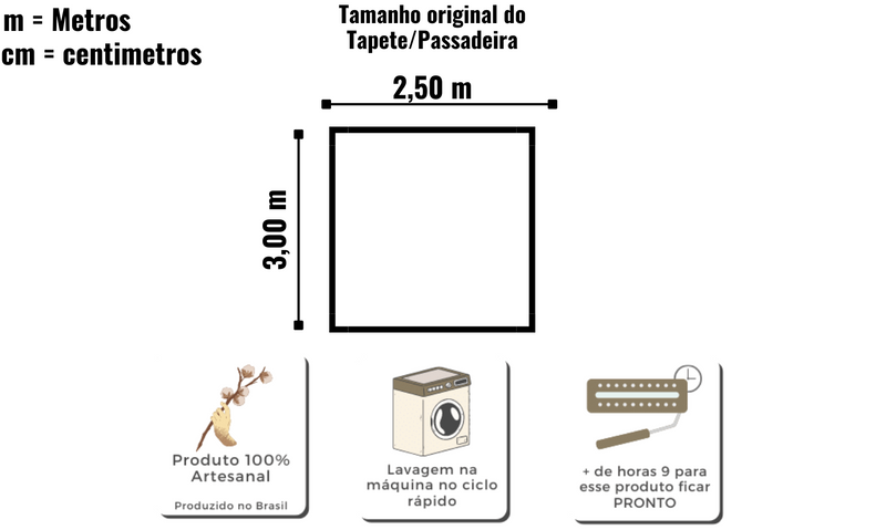 Tapete Listrado Tons Terrosos 2,50x,3,00 (Especial)