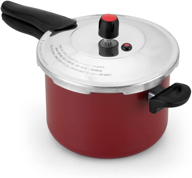 PANELA DE PRESSÃO FECHAMENTO EXTERNO TURBO QUALITY 4,5L AA VERMELHO