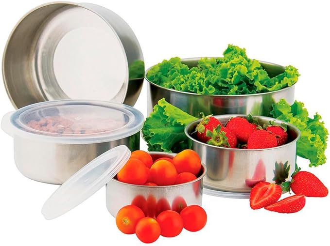 CONJUNTO DE POTES INOX - OFERTA ESPECIAL