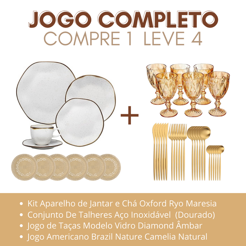 Jogo de Jantar Americano Diamond