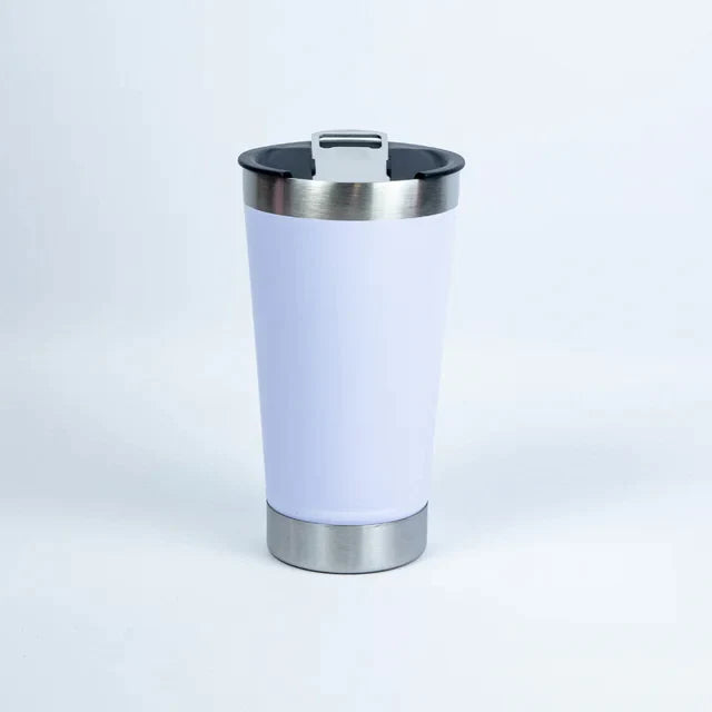 Copo Térmico 473ml COM TAMPA E Abridor Inox Para Quente e Gelado