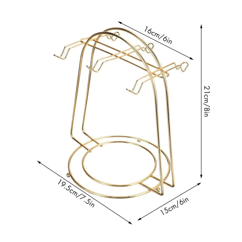 Suporte para Xícaras de Café e Pratos Aço